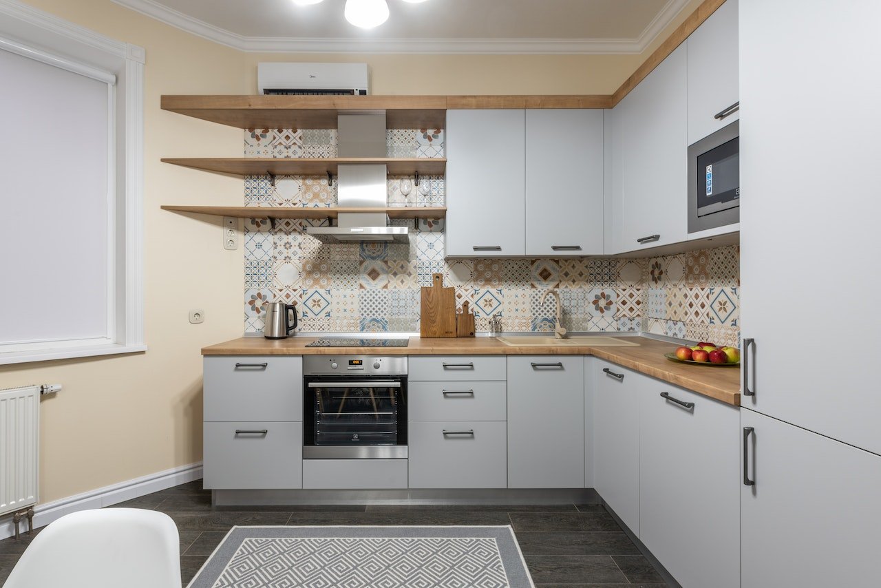 kitchen with air conditioning